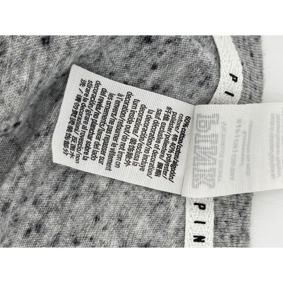 Pink Victoria's Secret Gray Sleepwear Top Shirt Size Small Women's V Neck - Picture 9 of 10